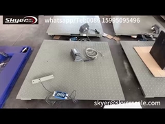 Good quality steel 1.2mx1.2m Platform 3Ton Heavy Duty Weighing Scale with anti-mouse plate (Escala de pesagem de carga de 3 toneladas com placa anti-rato)