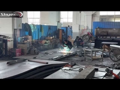 Escala de banco portátil de 60x60cm 300kg Pesar Escala de plataforma de aço carbono