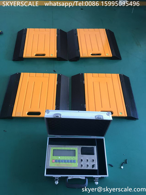 qualidade  Wireless Portable Weighing Scale For Trucks 30 Ton Vehicle Weighing Pads Fábrica