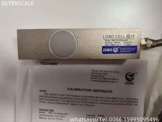 qualidade  500kg OIML Load Cells Amplifier Zemic H8C Weighing Sensor For Floor Weighintg Scale Fábrica