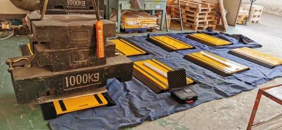 Escalas portáteis sem fio de alumínio do peso da liga 4PCS Axle Scales de Digitas