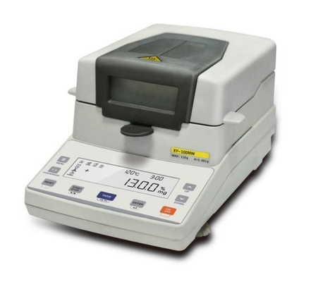 medidor do analisador da umidade do halogênio do tela táctil 110g/0.001g