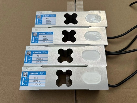 Sensor do peso do alumínio de molde do ponto da pilha de carga 350kg de Mavin NA4 único para escalas eletrônicas