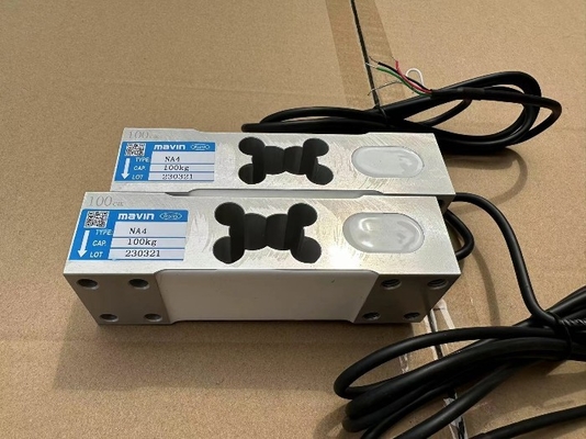Sensor do peso do alumínio de molde do ponto da pilha de carga 100kg de Mavin NA4 único para escalas eletrônicas
