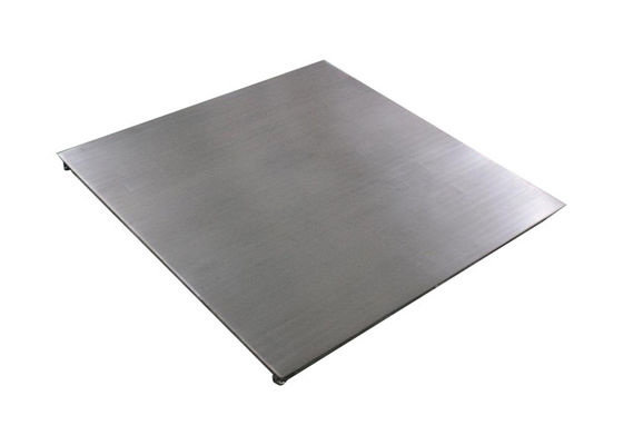 escala de plataforma 3T de aço inoxidável escovada eletrônica de 1.5x2m