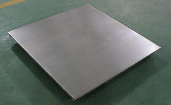 escala de plataforma 3T de aço inoxidável escovada eletrônica de 1.5x2m