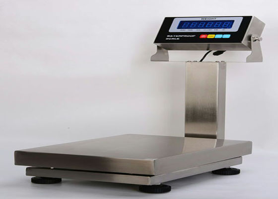 300kg de aço inoxidável escovados Waterproof escalas do banco 40x50cm
