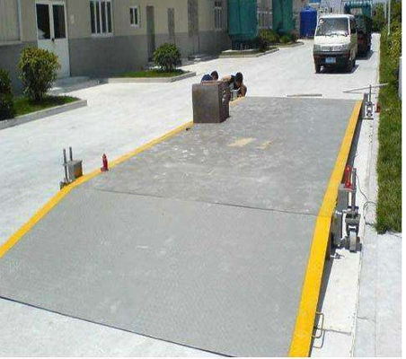 Q235 o caminhão 50t material do móvel 3×8m pesa escalas