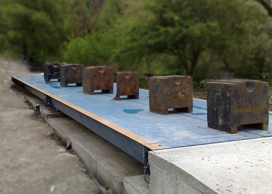 Escala resistente à corrosão da báscula do caminhão 100t de 3×18m