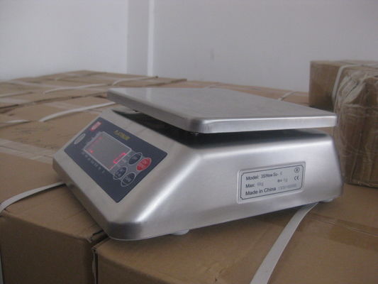 Máquina eletrônica recarregável da escala da bandeja 3kg do ABS da relação RS232