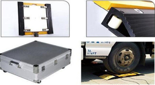 Escalas portáteis sem fio de alumínio do peso da liga 4PCS Axle Scales de Digitas