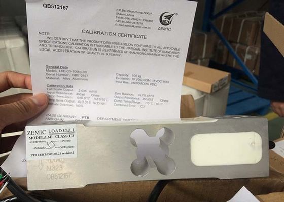 Zemic L6E escolhe a pilha de carga do ponto para a escala reduzido, pilha de carga eletrônica OIML aprovada