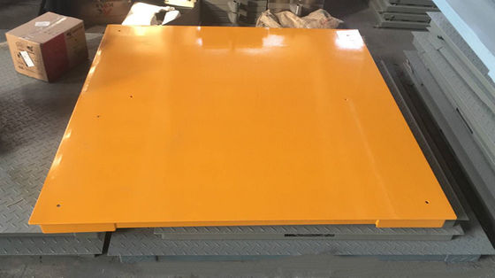 Escalas de peso galvanizadas quentes do assoalho do aço carbono da única plataforma