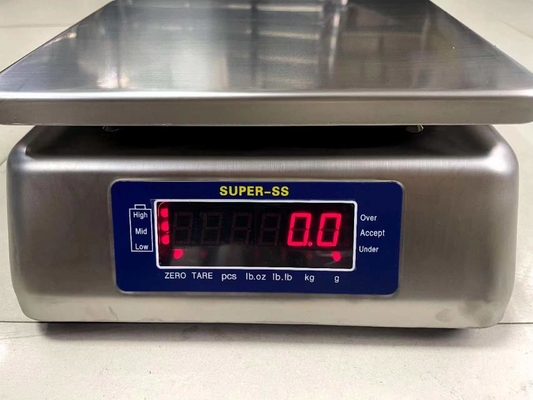 30 kg Super ss Electronic Digital Waterproof IP68 Balança de Peso Balança Digital de Mesa de Pesagem de Aço Inoxidável