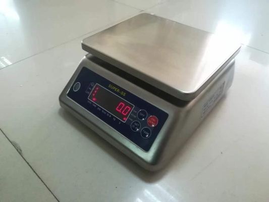Balança de peso digital eletrônica impermeável de aço inoxidável Balança de balança digital de banco Super-ss 15kg