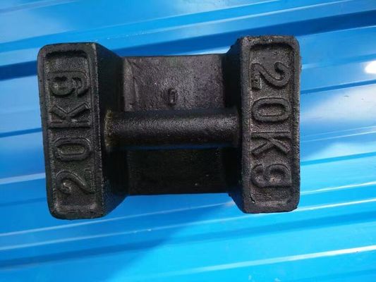 Ferro fundido que pesa as peças da escala de 20kg 25kg 50kg 200kg 500kg 1000kg para escalas do assoalho da plataforma
