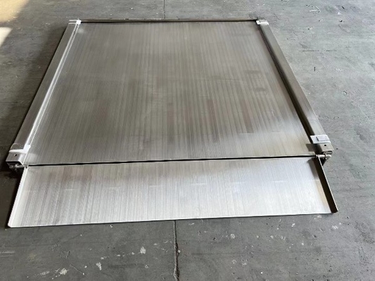 Processo de arejamento 304 aço inoxidável personalizável 1.2x1.2m 3ton escala de piso plataforma