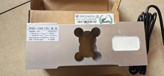 Célula de carga de pesagem de alumínio OIML de ponto único Zemic L6G 300kg em escalas de 600x800mm
