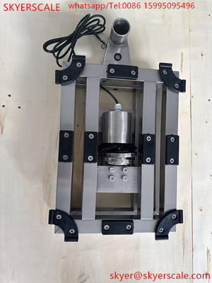 Balança eletrônica de banco de aço inoxidável de 60 kg 30x40 cm com tampa à prova d'água