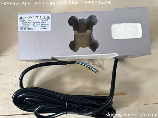 Zemic L6G Load Cell Sensores de Carga de Ponto Único Capacidade de 500KG Para Escalas de Plataforma