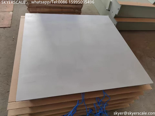 Alta precisão 1,2x1,2m 3 toneladas de aço inoxidável balança digital