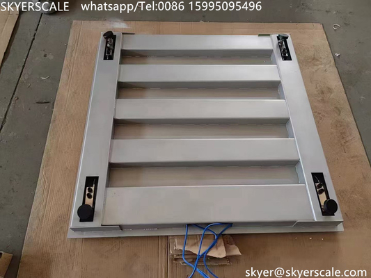 Alta precisão 1,2x1,2m 3 toneladas de aço inoxidável balança digital