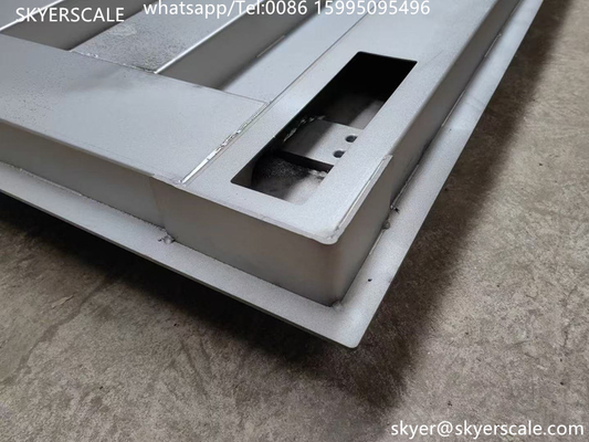 Alta precisão 1,2x1,2m 3 toneladas de aço inoxidável balança digital