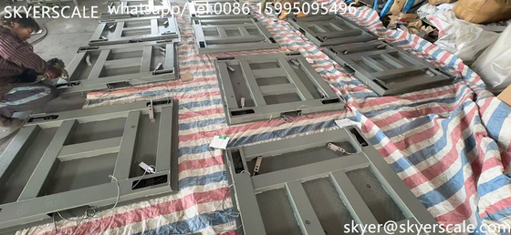 Escala eletrônica de alta precisão para a indústria, plataforma de escala, escala de piso 1x1.2m 3t OEM ODM