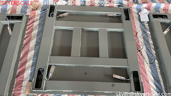 Escala eletrônica de alta precisão para a indústria, plataforma de escala, escala de piso 1x1.2m 3t OEM ODM