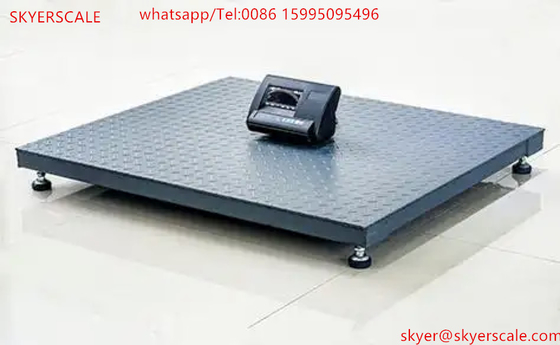 1.2x1.2m 2Ton Machine Wire Platform Industrial Digital Weighing Scale com tipo de exibição A12