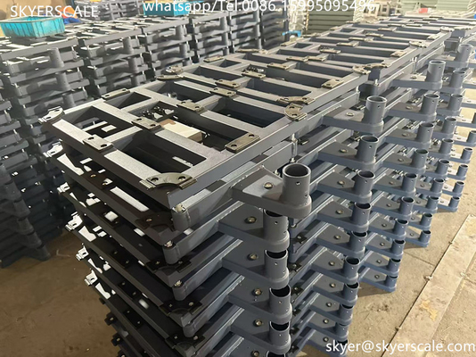 150kg plataforma de factorização balança digital com precisão de 5g e material de aço carbono