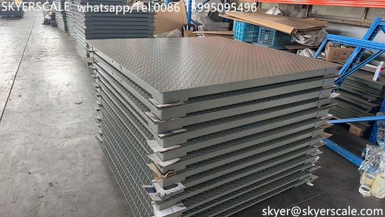 Escala industrial 2000kg Escala de piso de plataforma com viga de corte de aço de liga durável SQB célula de carga