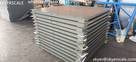 Escala industrial 2000kg Escala de piso de plataforma com viga de corte de aço de liga durável SQB célula de carga