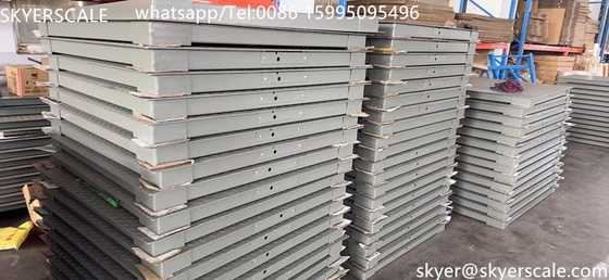Escala industrial 2000kg Escala de piso de plataforma com viga de corte de aço de liga durável SQB célula de carga