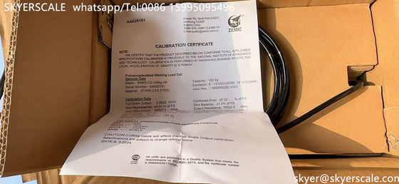 Zemic BM6G C3 Células de carga de 100 kg para vários dispositivos de pesagem electrónicos