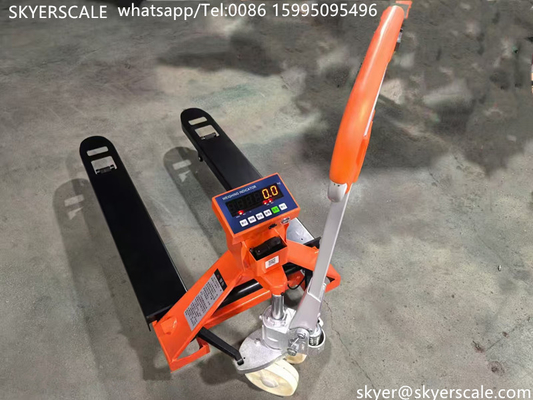Balança para empilhadeira de pallets hidráulicos de mão Balança para empilhadeira de 2000 kg Balança industrial