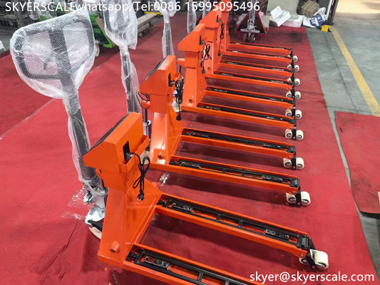 Balança para empilhadeira de pallets hidráulicos de mão Balança para empilhadeira de 2000 kg Balança industrial
