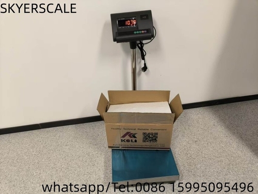 100kg 200kg 300kg Escala de banco Plataforma Industrial Escala digital Escala de peso 40x50cm