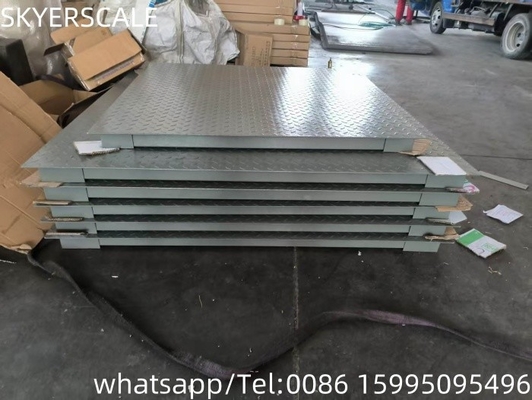 1.5x1.5m Plataforma eletrônica de escala de piso Escala industrial com indicador A12E