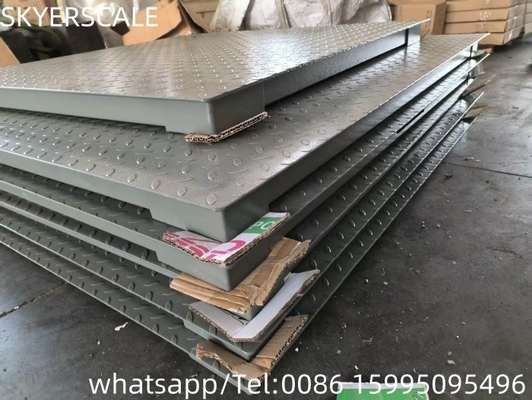 1.5x1.5m Plataforma eletrônica de escala de piso Escala industrial com indicador A12E