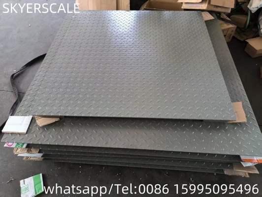 1.5x1.5m Plataforma eletrônica de escala de piso Escala industrial com indicador A12E