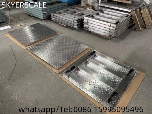 Peso pesado 304 tipo piso de aço inoxidável Balança de pesagem digital OIML 1 tonelada 3t 5 toneladas Balança de piso