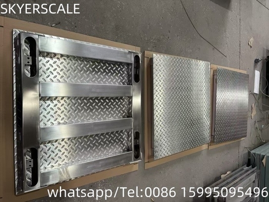 Peso pesado 304 tipo piso de aço inoxidável Balança de pesagem digital OIML 1 tonelada 3t 5 toneladas Balança de piso