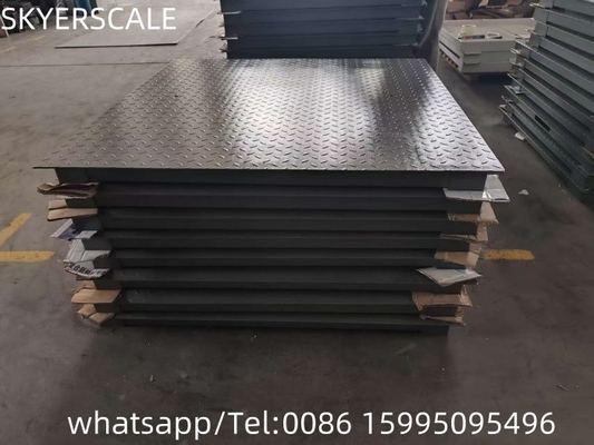 Escala de plataforma de pesagem Digital Pesando 1,2x1,2m 1 tonelada-3 toneladas Escala de piso