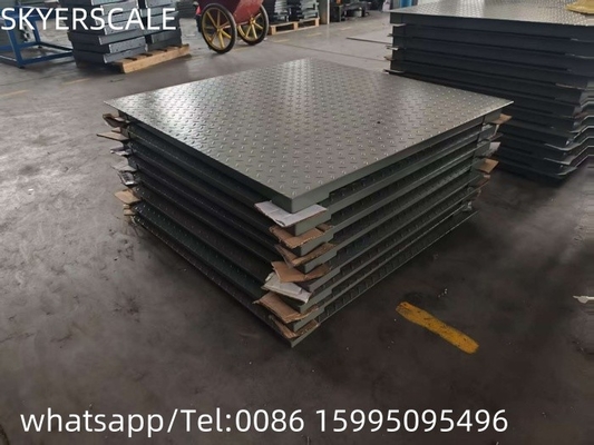 Escala de plataforma de pesagem Digital Pesando 1,2x1,2m 1 tonelada-3 toneladas Escala de piso