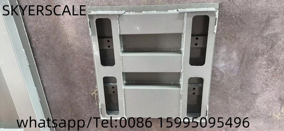 Escala de piso de aço carbono personalizável 1.5x1.5m 5 toneladas com suporte OEM e ODM para indústrias