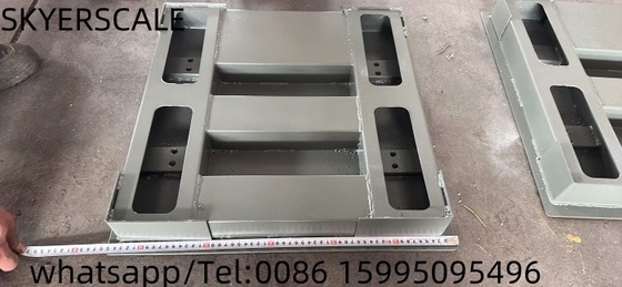 Escala de piso de aço carbono personalizável 1.5x1.5m 5 toneladas com suporte OEM e ODM para indústrias