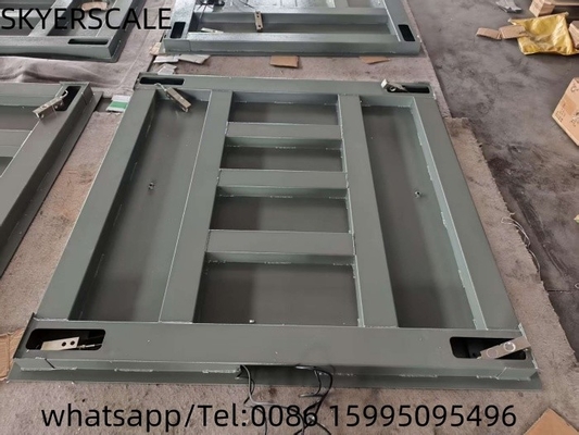 Balança de piso pesada 1.2x1.5m Balanças de plataforma de aço carbono 3000kg