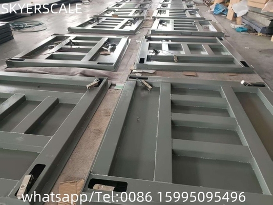 Balança de piso pesada 1.2x1.5m Balanças de plataforma de aço carbono 3000kg