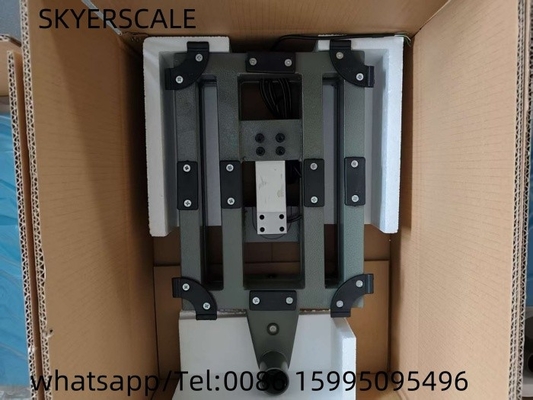 Escala de plataforma digital de aço carbono com indicador de pesagem